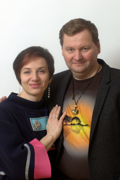 G. Arbačiauskas su žmona_R. Cikanavičiaus nuotrauka