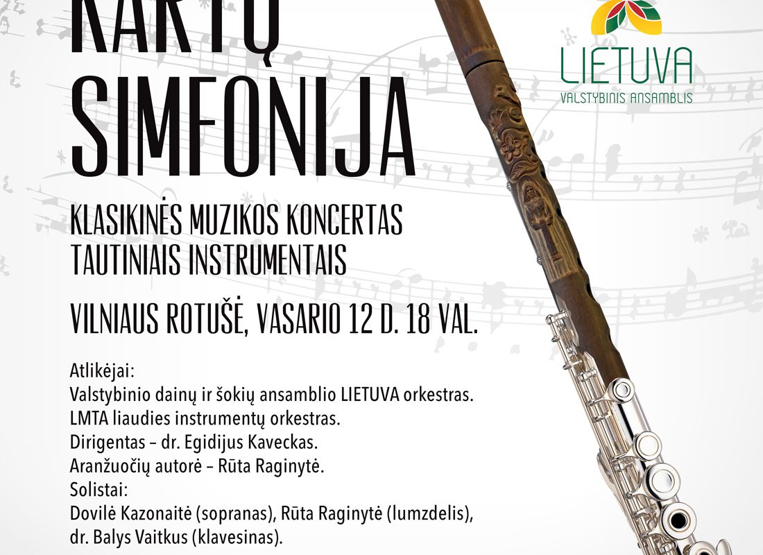 Vasario 12 d. Vilniaus Rotušėje – klasikinės muzikos koncertas tautiniais instrumentais