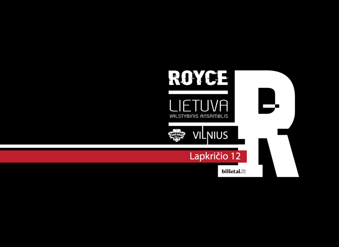 Lapkričio 12 d. Vilniuje – intriguojantis eksperimentas su grupe ROYCE