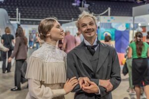 ansamblis-lietuva-kauno-knygu-muge-pazadinkime-milzinus-ciurlionis-marius-pinigis-sofija-kymantaite-paulina cistovaite