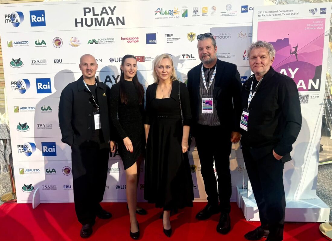 „Dangaus konstruktoriaus“ delegacija iš festivalio „Prix Italia“ grįžo su istoriniu įvertinimu